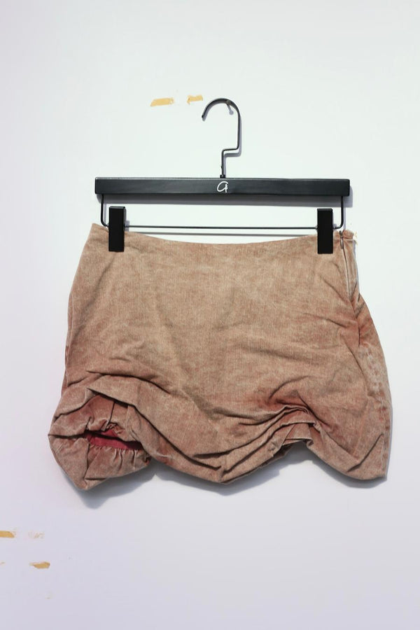 Jennyfax fold skirt jfaw22s02 brown